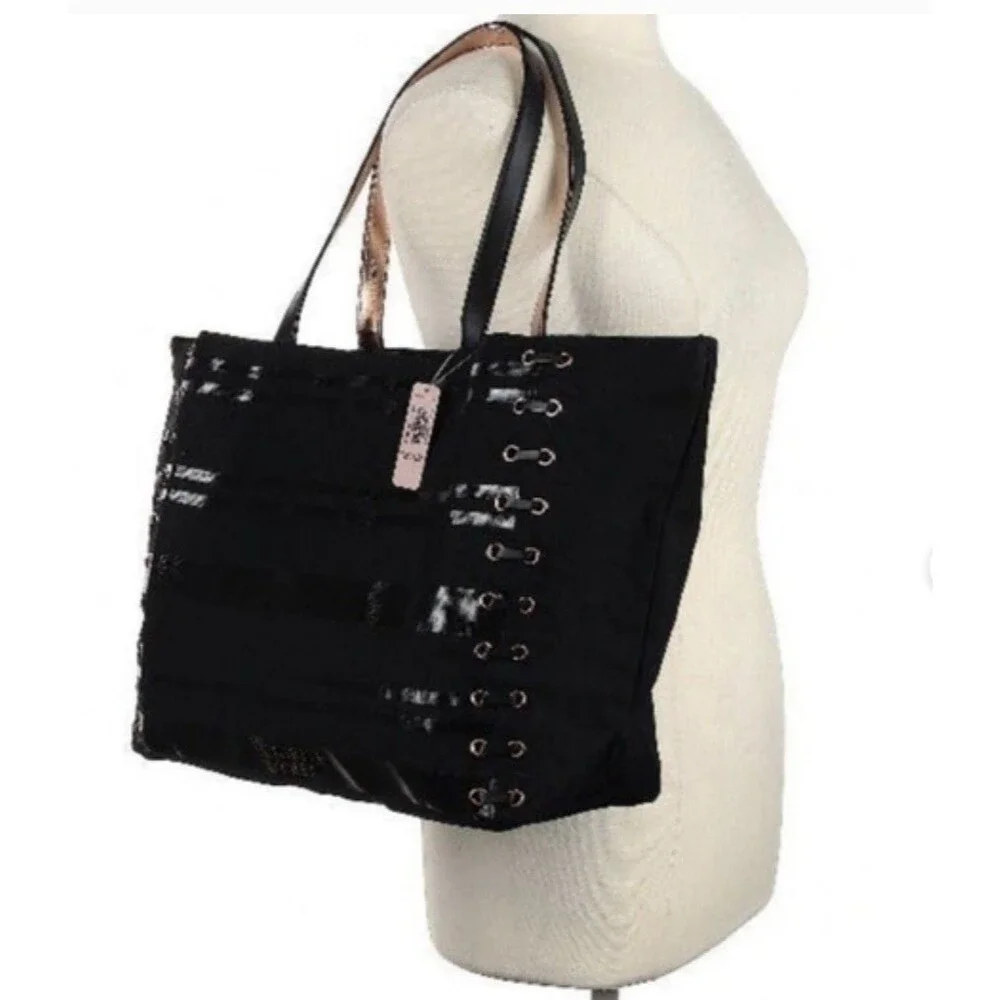 Victoria’s Secret Shoulder Women Bag With Handles, Black, Mother’s Day Gift